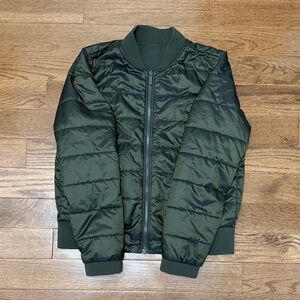 lululemon athletica Dark Green Bomber Jacket